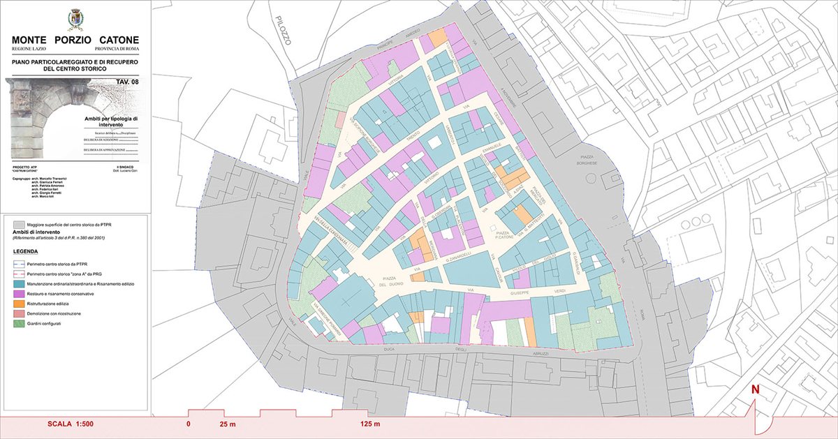 Analisi urbanistica di Monte Porzio Catone